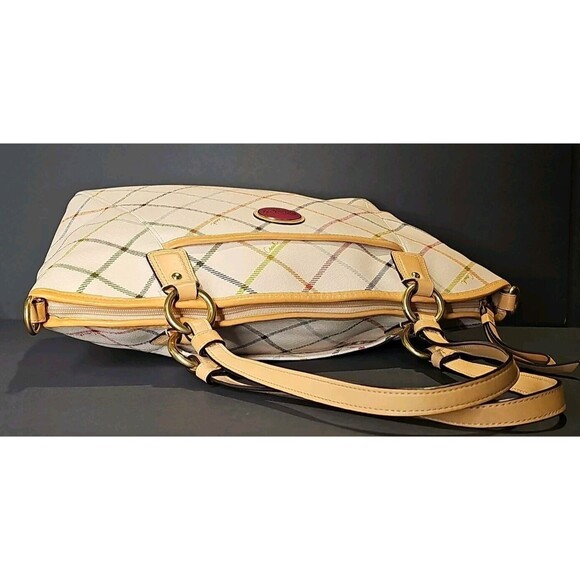 Coach Multicolor Plaid Tote Bag - Picture 8 of 14
